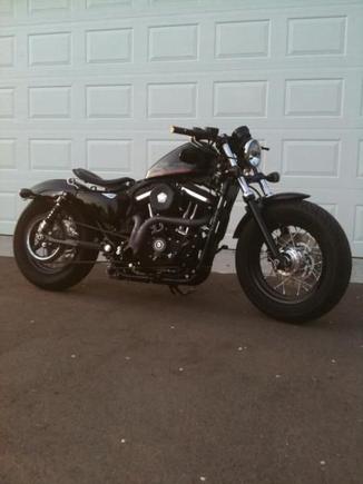 Summer 2010. New Seat installed. H-d Springer seat.