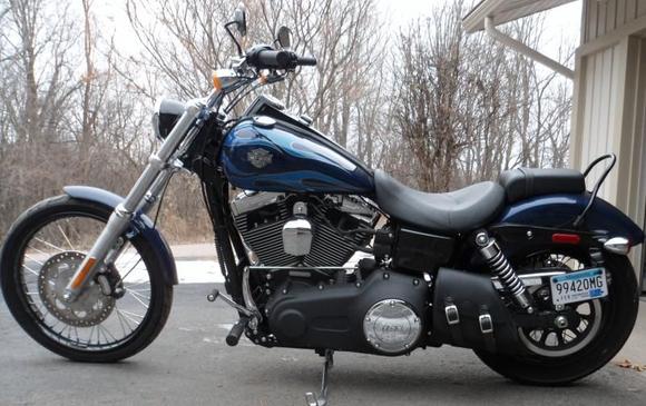 2012 Dyna Wide Glide.

Purchased used with 530 miles on March 9th 2012.