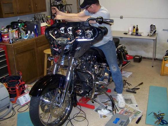 Workin on my 06 glide