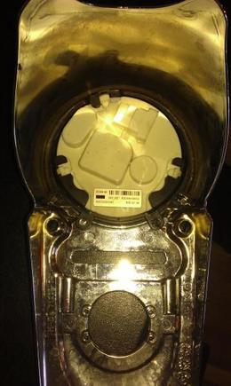 Remove speedo by slipping rings out of the holder with screwdriver