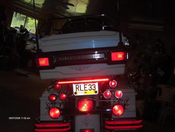 Lit up