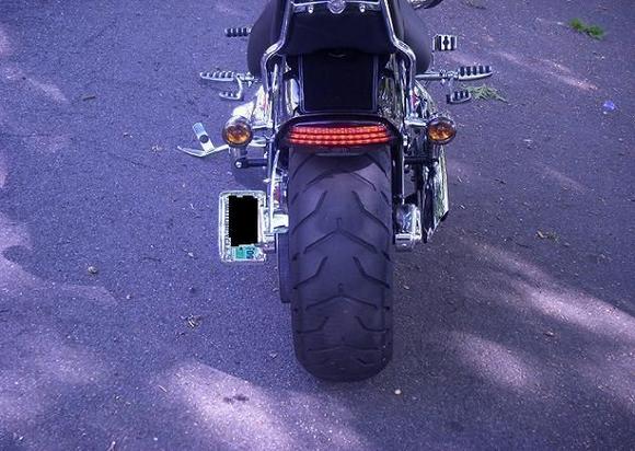 side mount plate, LED brakelight