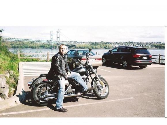 . . .at the Narrows bridge in tacoma