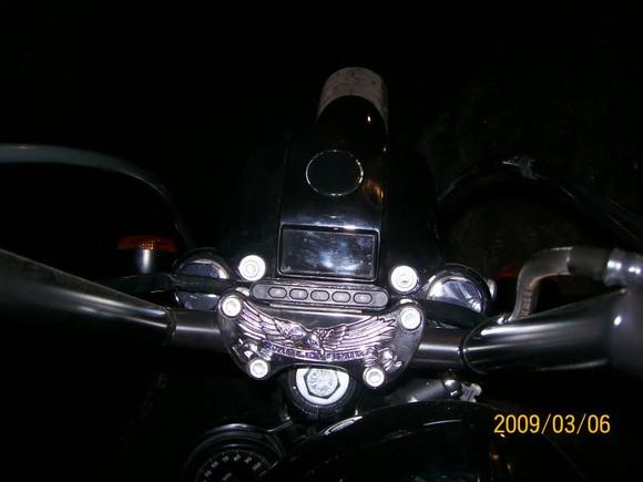 Bar clamp and lights