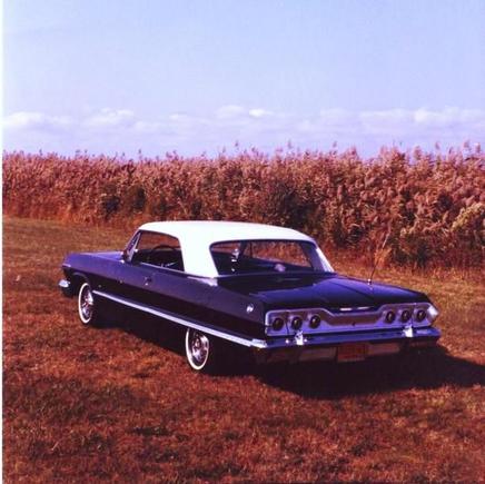 Alway's had a weak spot for the black and white combo. My '63 Impala Super Sport (1981)

?;^)~