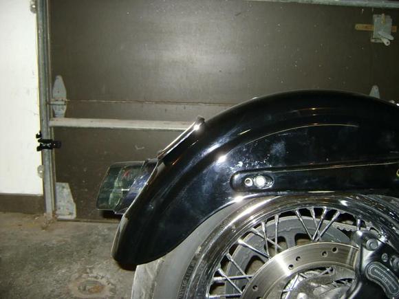 new plate mount, lays down pretty low.