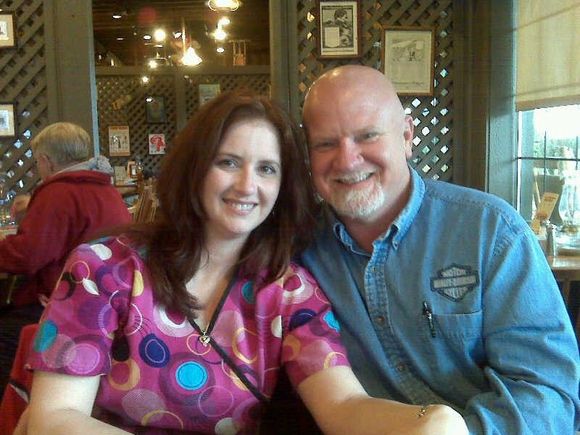 Deidre and me at Cracker Barrel having breakfast 02/27/09