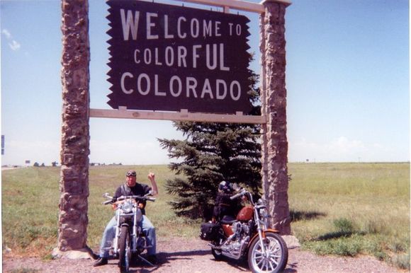 Trip to Colorado in 2003.  I am actually pointing up to the sign not giving the middle finger :)