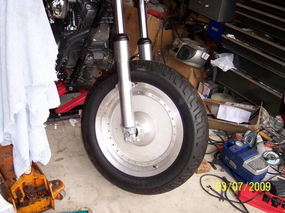 fat boy front wheel and forks