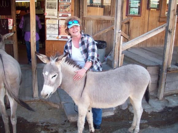 Wife with a local in Oatman