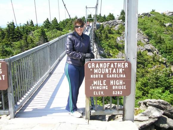 The wind blowing so hard that it has pemanately bend this Mile High Bridge