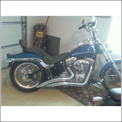 Its new ride height after dropping the rear.