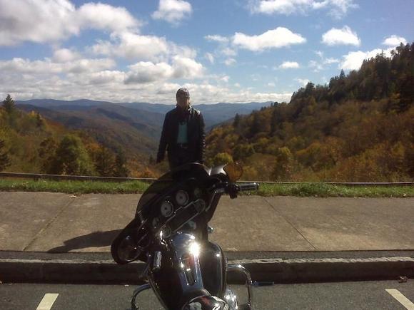 at moms spot with my bike