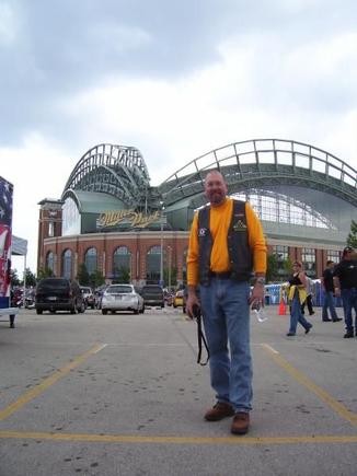 Me at Miller park in Milwaukee