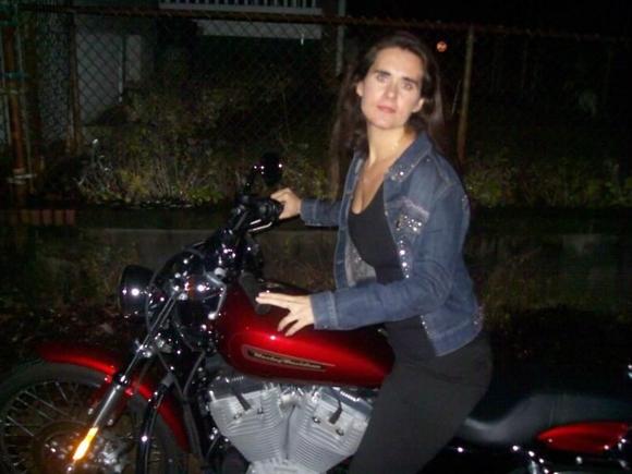 My 2008 HD sportster 883C and me.