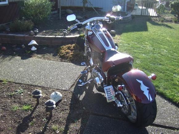 Note: the back License Plate Light is gone.