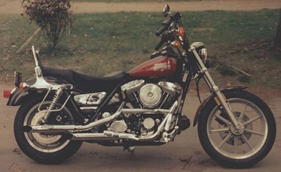 A fill-in bike I bought with the (insufficient) insurance money received when my FXRT was stolen. Didn't keep it long...I was spoiled.