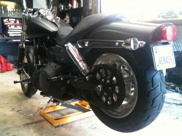 After sprocket powder coat