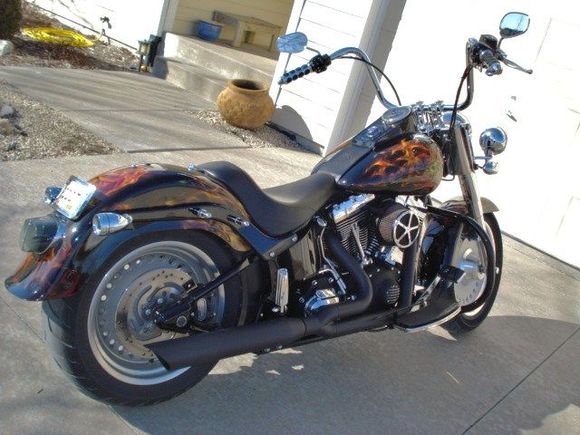 Black scooter w apes