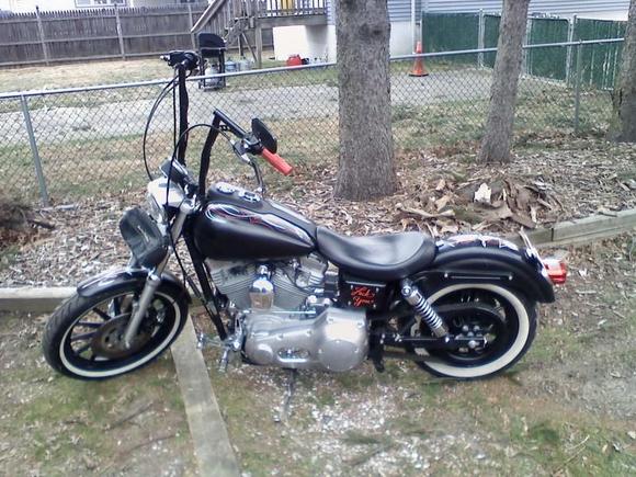 99 Dyna. Battery cover says "F$#! YOU".. not my design. the "F$#!" has since been taken off.