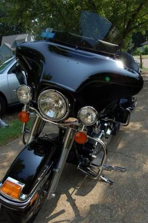 Pat and Robin Clark's - Half Moon Windshield.  Love this windshield.