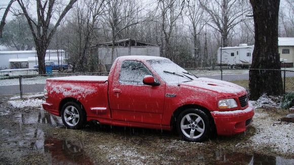 Louisiana Snow on my Lightning