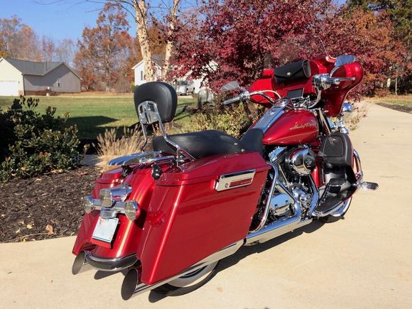 Luggage rack abd backrest. 