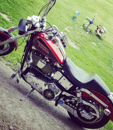 this is my old 99 Dyna low rider from a couple years ago