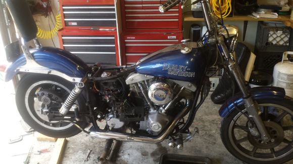 This is her when i first got her home (seat and bags removed of course)