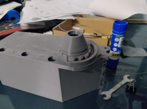 The outer final drive cover.