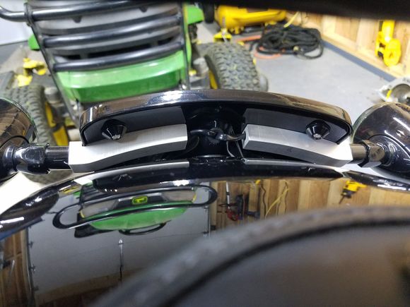 Brackets still need to have back side radius cut and black powder coat