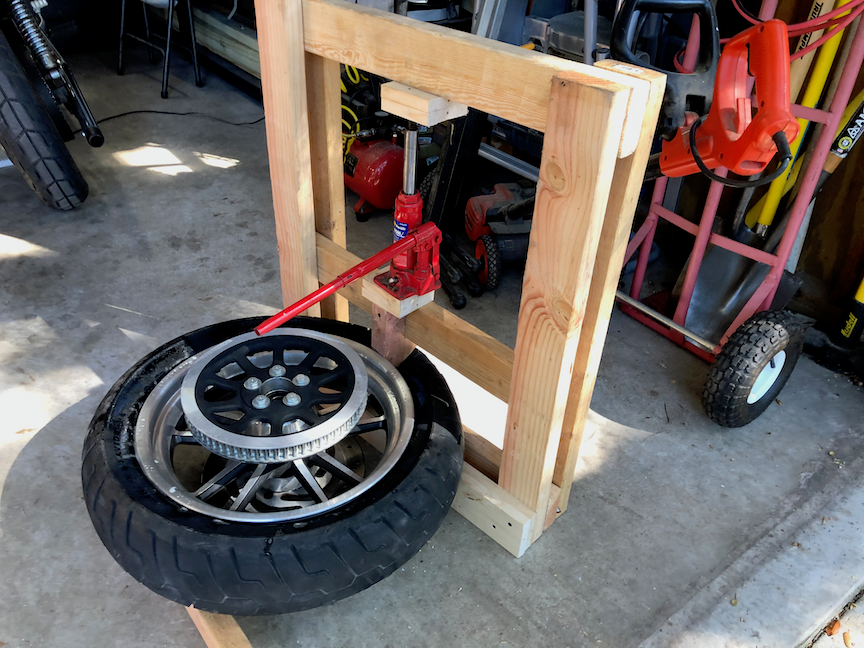 Changing a Harley tire DIY Page 4 Harley Davidson Forums