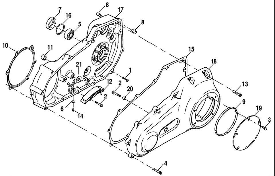 Help diagnosing a primary leak Harley Davidson Forums