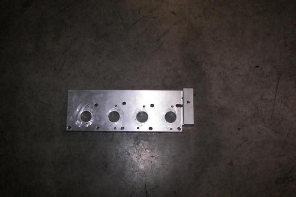 100 0764
manifold for blowthru carb