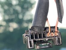 Windshield mirror plug