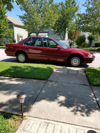 My 1993 Honda Accord LX. 266,000 miles. Call me "million mile Marc"  Was offered 4grand for this car while visiting upstate NY.