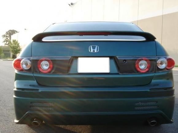 Tail end sporting the rest of the bodykit and tails.