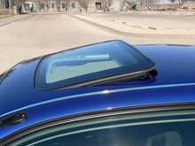Power Moonroof in "tilted" position.