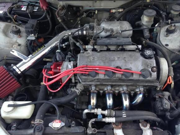 Engine prior to it blowing up