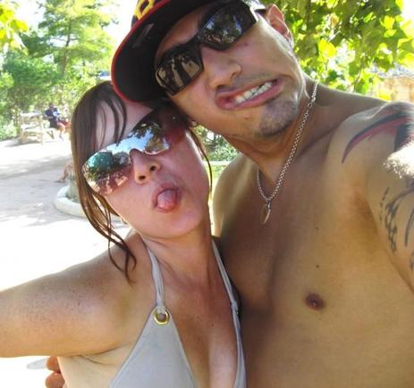 having fun in the sun