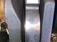 Bearing Caps: Pay Attention to the number, as well as the direction of which way to install them.  The arrow is pointing towards the FRONT of the engine.  