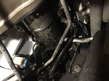 Trying to capture both lines from trans toward front of vehicle