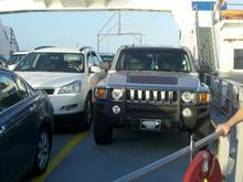 Her first ride on the St. Johns Ferry Jacksonville FL