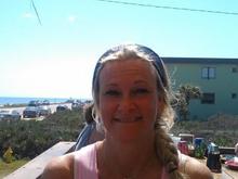 Stacy at lunch
