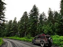 Back roads on Kodiak Island, Alaska