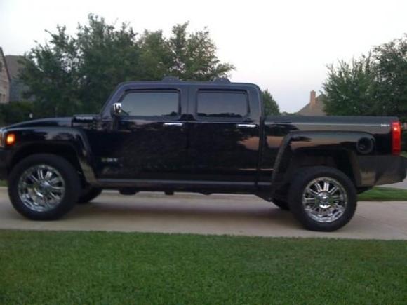 Before leveling kit and 33" Trail Grapplers. After side step removal.