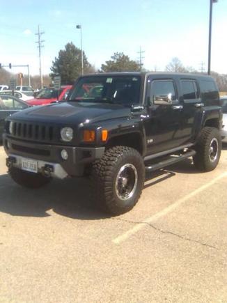 with my new Black grill