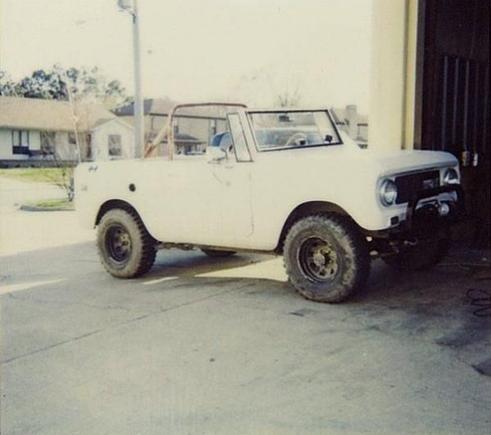 Not a Hummer I know...but started my fascination. 68 Scout 800