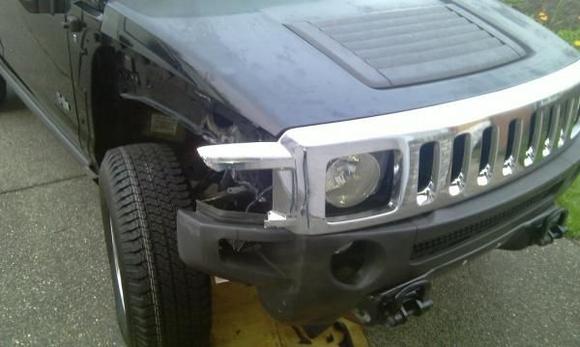 Damaged Pass Side..