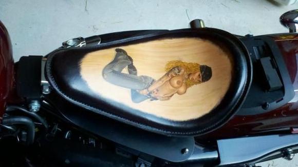 My new Harley seat